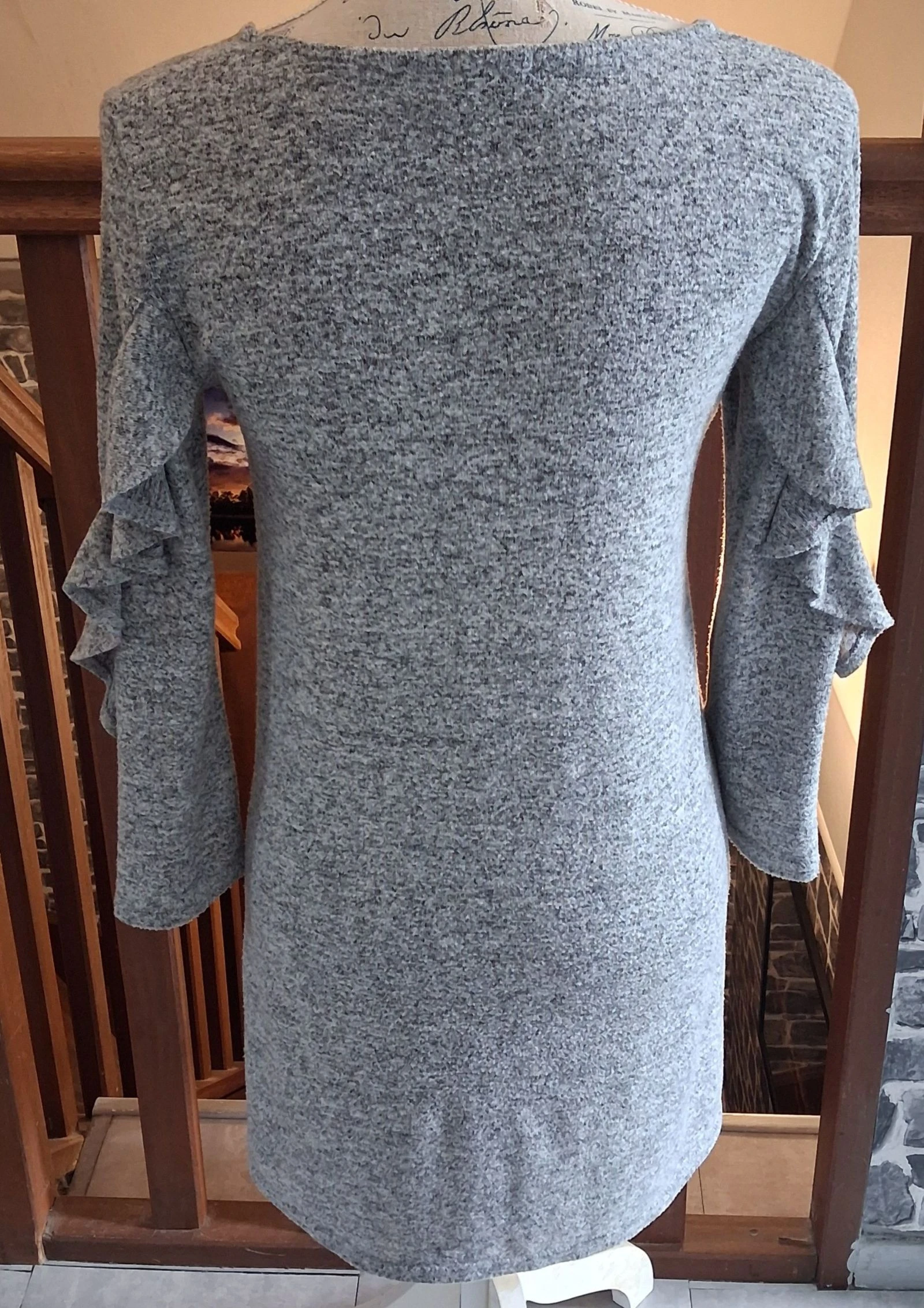 Robe curta In Extenso com mangas bufantes – photo 4